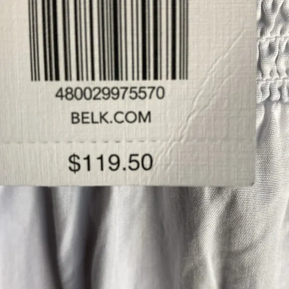 Crown & Ivy , Tiered, Ruffled, And Smocked RainbowWhte Dress 🌈 Cottagecore Large - Picture 10 of 10